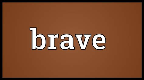 Brabe meaning